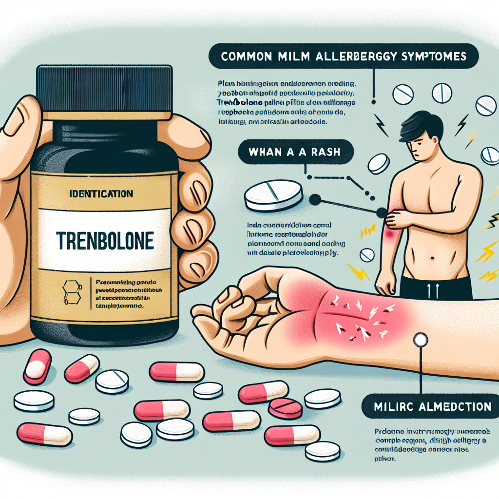 Cómo identificar una alergia leve a Pastillas de trembolona