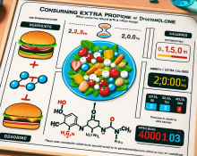 ¿Cuántas calorías extra consumir con Propionato de drostanolona?