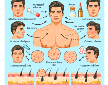 Qué hacer si Testosterona produce cambios en la piel
