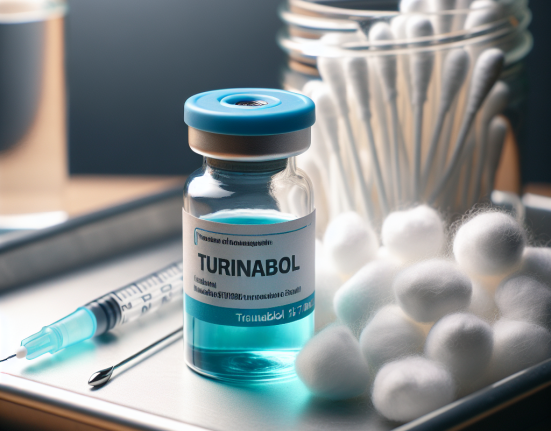 Turinabol inyectable en preparación para sesiones fotográficas