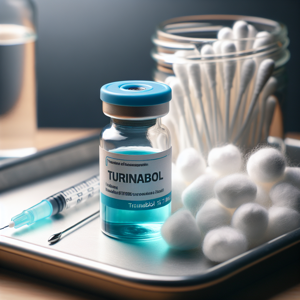 Turinabol inyectable en preparación para sesiones fotográficas