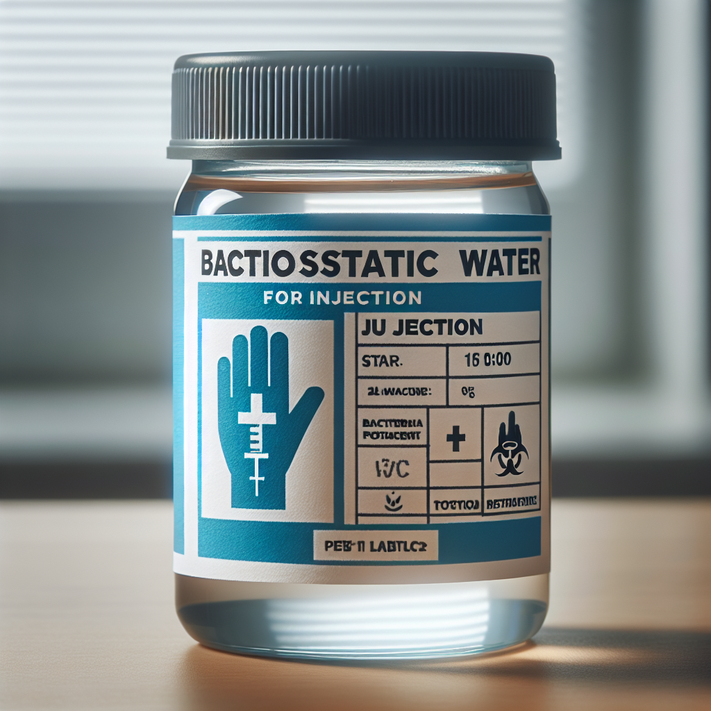 ¿Agua bacteriostática para inyección puede aumentar el riesgo de lesiones?