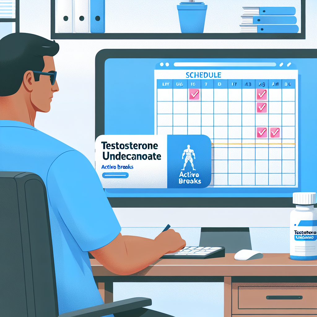 Cómo programar descansos activos mientras usas Undecanoato de testosterona
