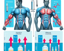 Diferencias en resultados al usar Fenilpropionato de testosterona con y sin insulina