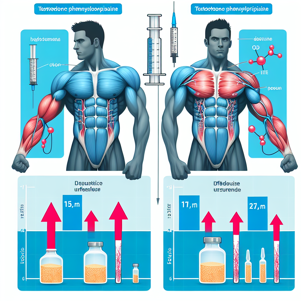 Diferencias en resultados al usar Fenilpropionato de testosterona con y sin insulina