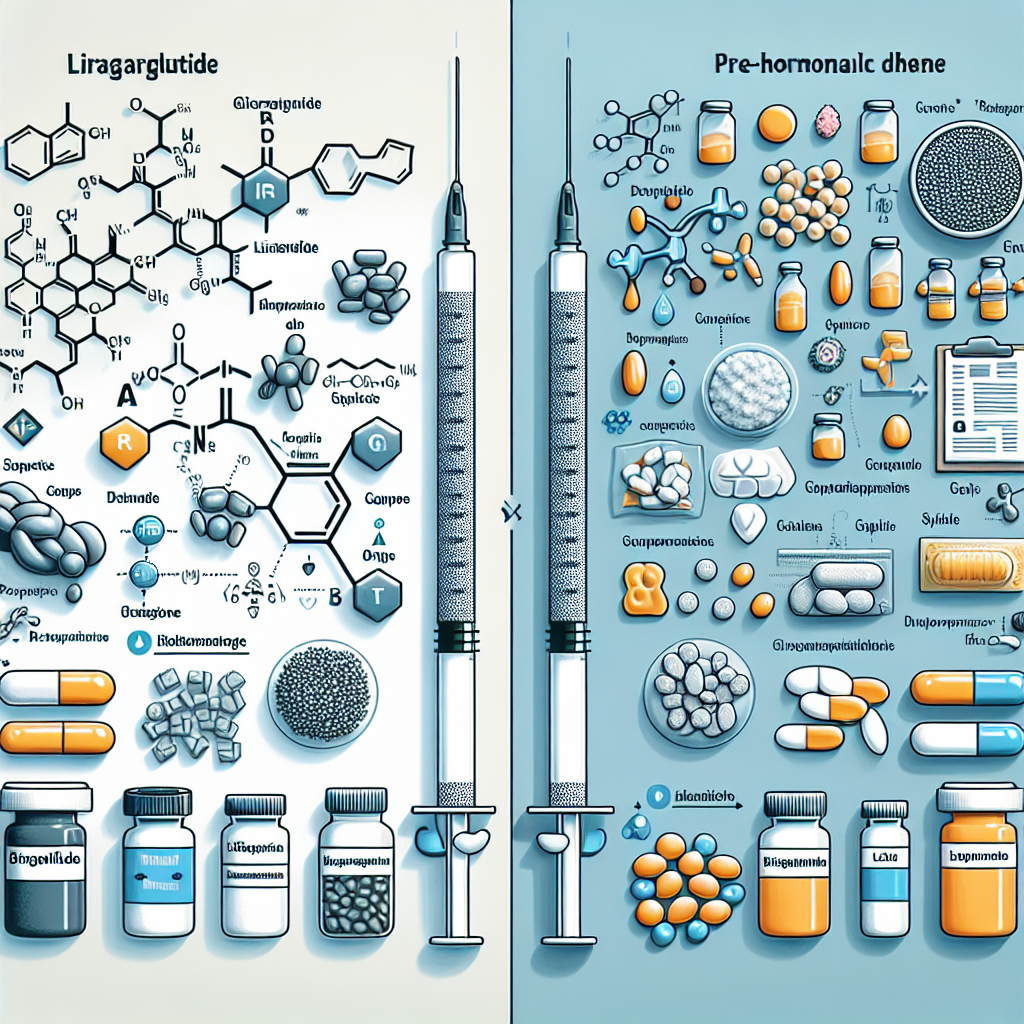 Liraglutida y suplementos pre-hormonales: diferencias