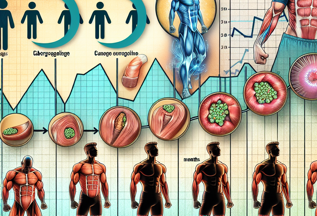 Cabergolina y ritmo de crecimiento muscular en principiantes