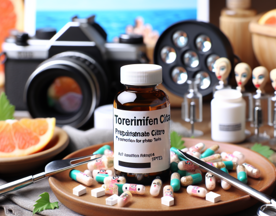 Citrato de toremifeno en preparación para sesiones fotográficas