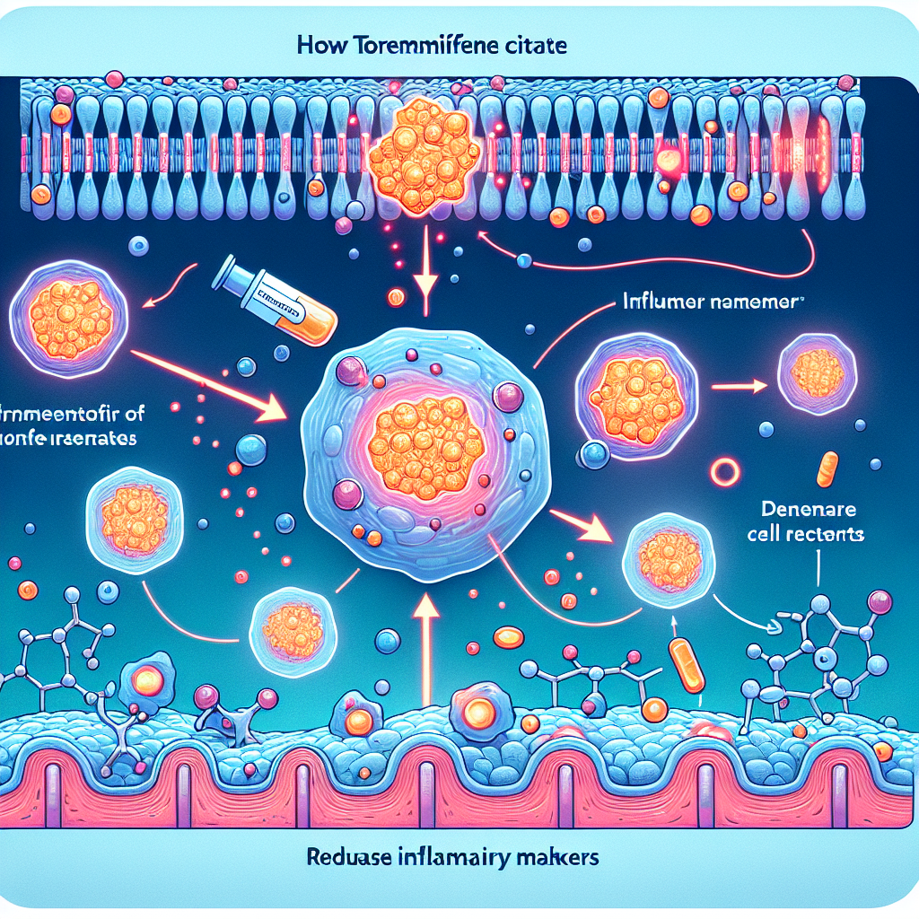 Citrato de toremifeno y reducción de marcadores inflamatorios