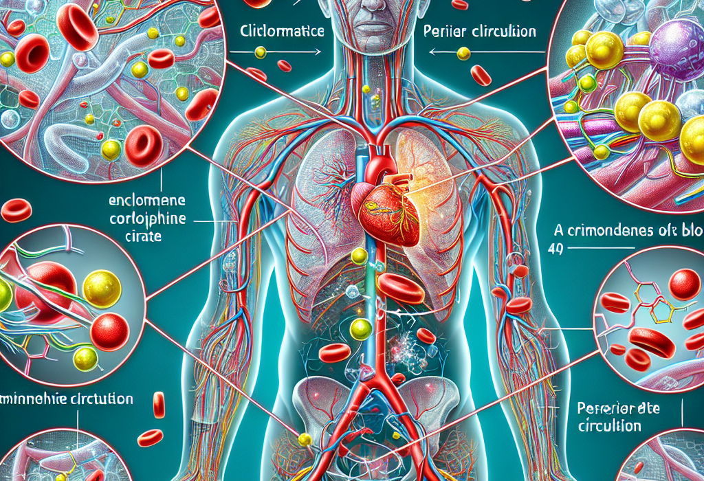 Cómo afecta Enclomiphene citrate a la circulación periférica