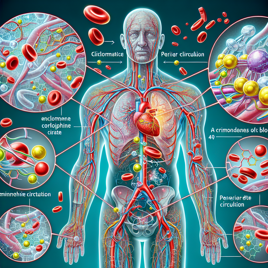 Cómo afecta Enclomiphene citrate a la circulación periférica