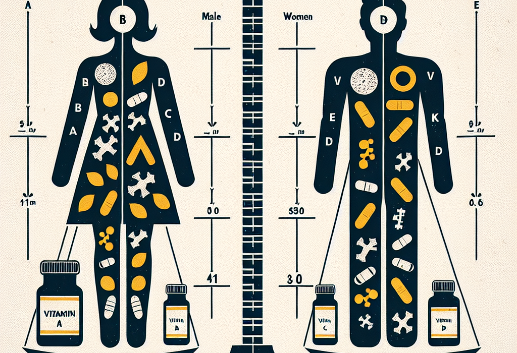 Qué diferencias esperar entre hombres y mujeres con Vitamines