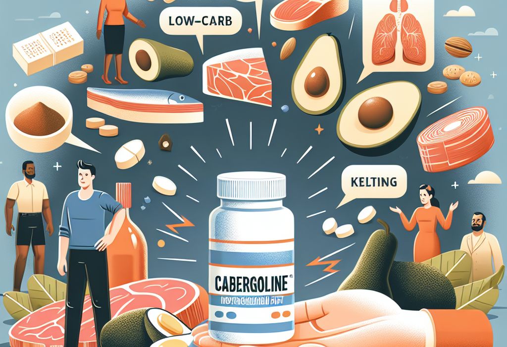 Uso de Cabergolina con dieta cetogénica