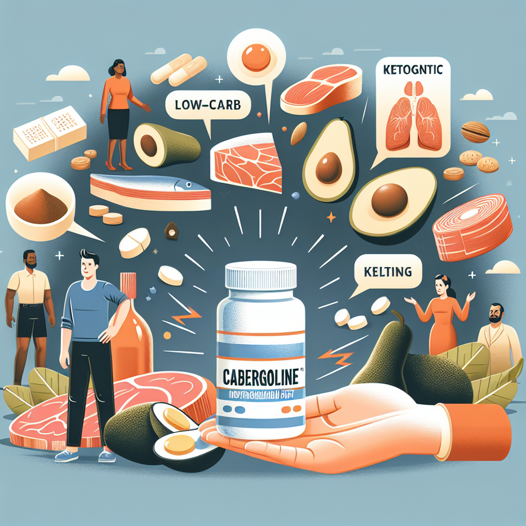 Uso de Cabergolina con dieta cetogénica