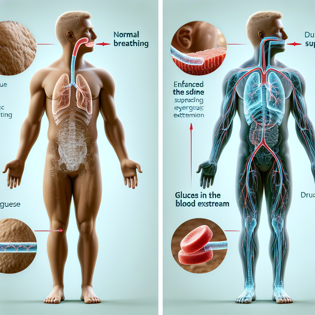 Cómo afecta Apoyo a la glucosa a la respiración durante el esfuerzo