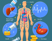 Cómo afecta Insulina al ritmo cardíaco en reposo