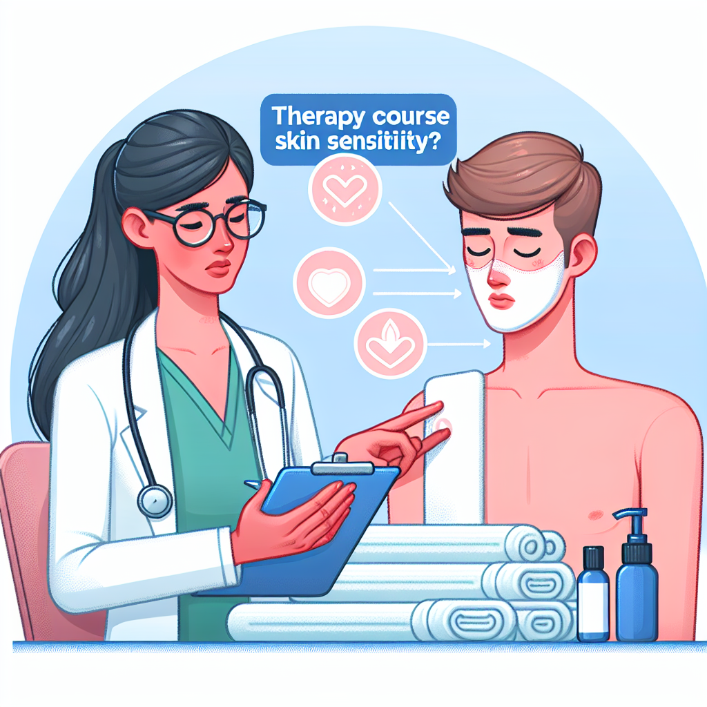 Qué hacer si Terapia posterior al curso causa sensibilidad en la piel
